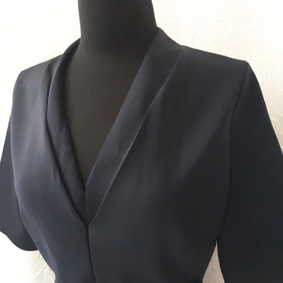 Ted Baker Nora Fantasia Dark floral Midi Dress S2 - Picture 9 of 12